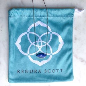 Kendra Scott Meghan Long Pendant Necklace | Blue